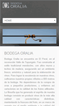 Mobile Screenshot of bodegaoralia.com